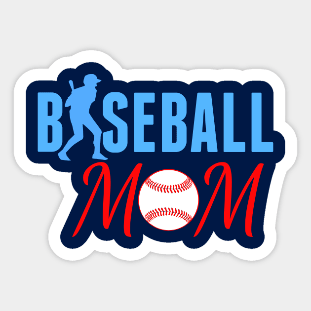 Baseball Mom Sticker by epiclovedesigns